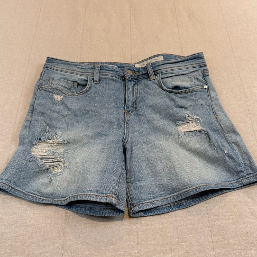 Pilcro | Hyphen Denim Shorts 6" Light‎ Blue Distressed | Women's Size 29